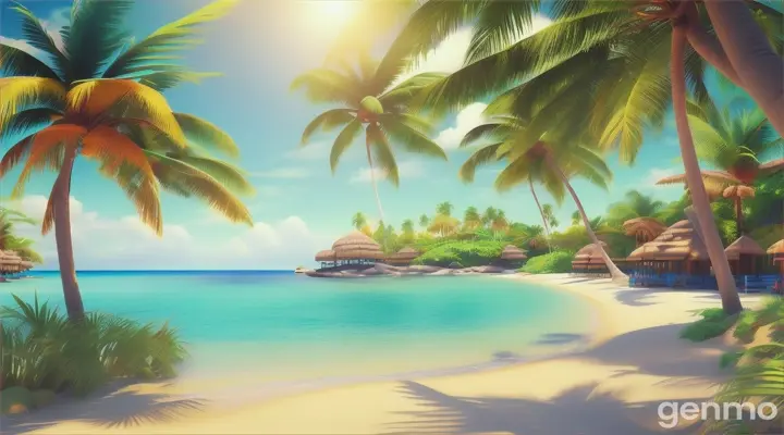 夏日美景。16:9