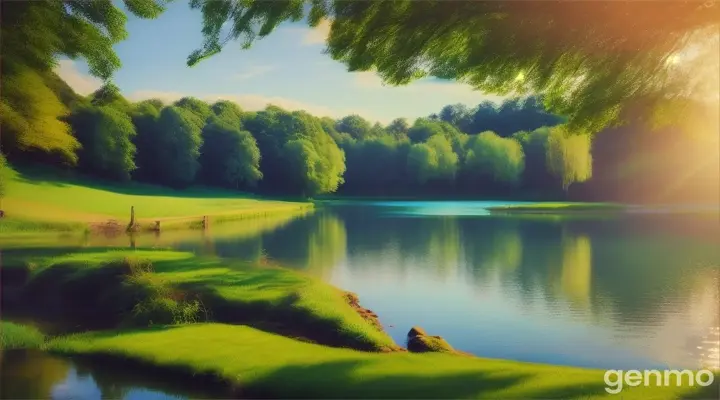 夏日美景。16:9