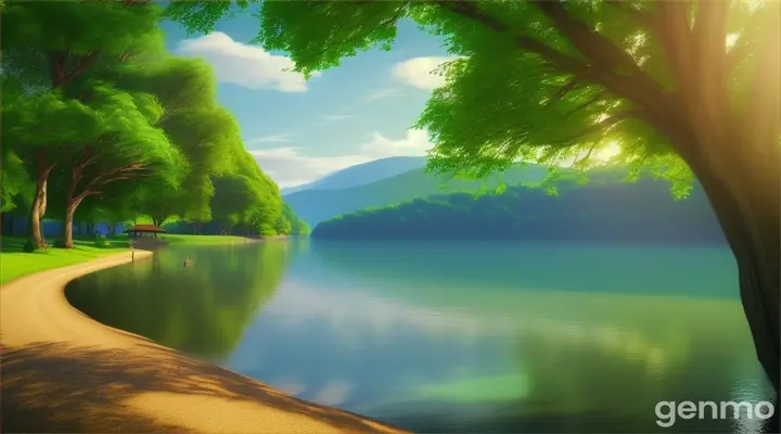 夏日美景。16：9