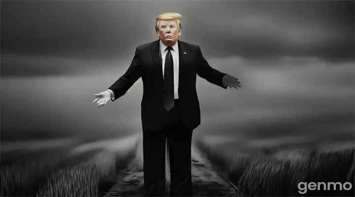 Trump dancing on graves 