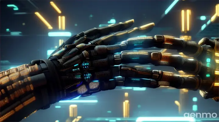 Arm prothesis and hand with ten fingers prothesis made of bamboo and latex and Carbon nanotubes robotics from another dimension