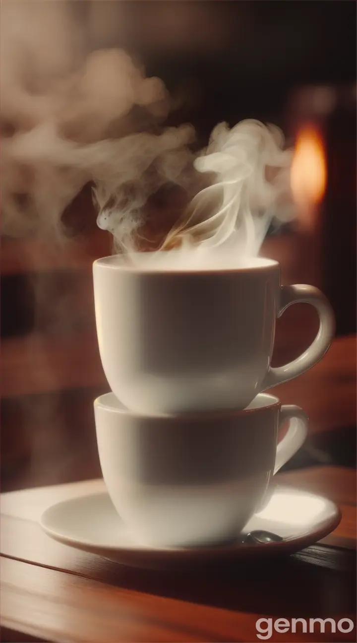 
Coffee cup placed on the table