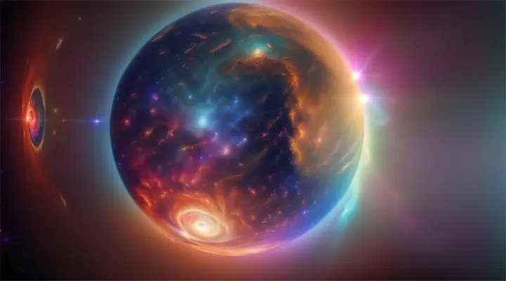 mundo celestial , hermoso , real 8k , movimiento resplandor