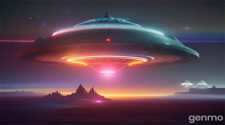 magnifique ufo lumineux