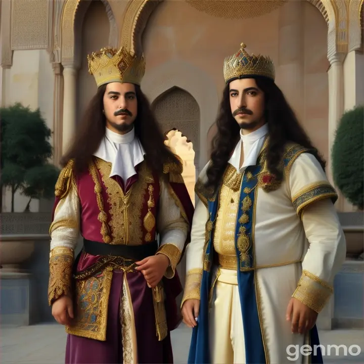 a Moroccan sultan and French king Louis XIV's, friends