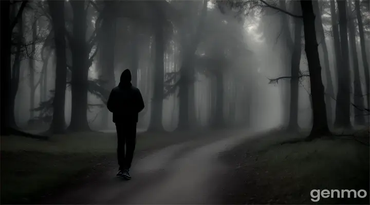 n the middle of the night, a lone figure, Raghav, rushes through a spooky, moonlit forest. The eerie sounds of the wind and creaking branches heighten his anxiety. Suddenly, footsteps close behind him make him freeze. With dread, Raghav turns around to find nothing but shadows. As he approaches a sharp turn, a tall, dark silhouette blocks his way. He braces for the worst, only to discover it’s his missing friend, Mohit, who laughs off Raghav’s fear. The story teaches that fear can be a deceptive illusion, and courage lies in confronting it head-on