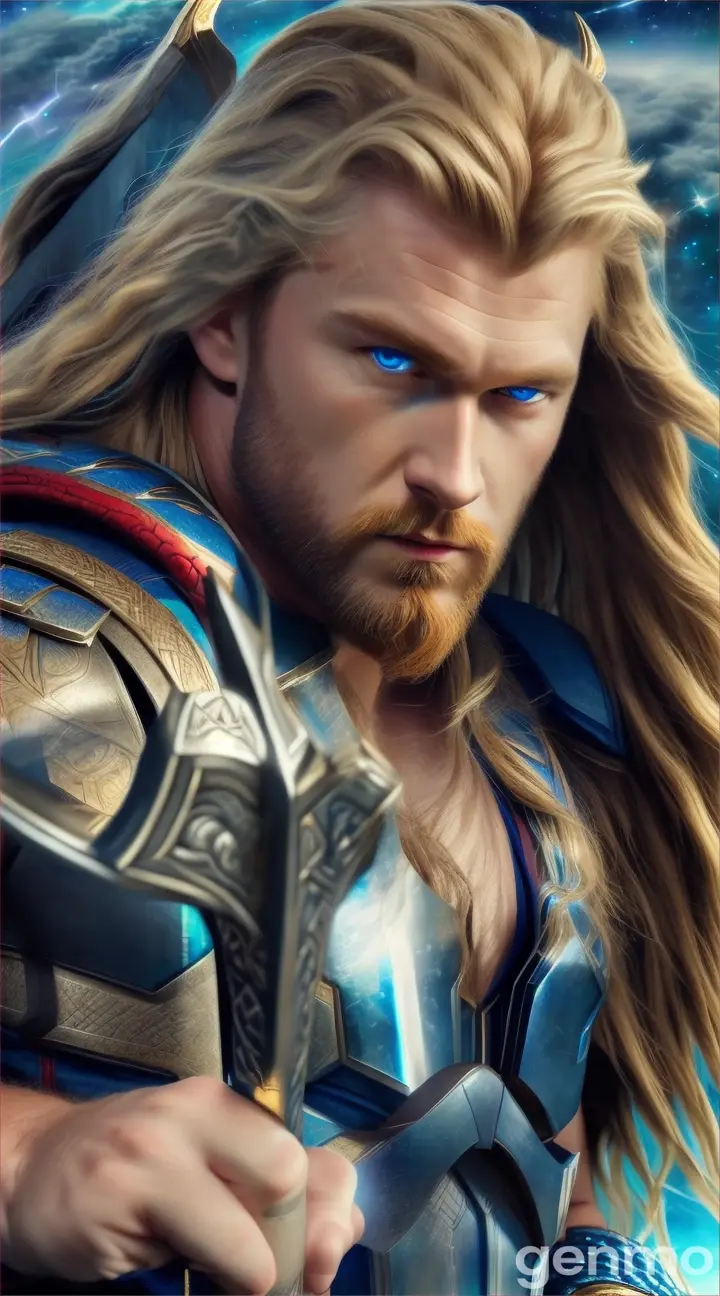 Thor, the mighty god of thunder, 