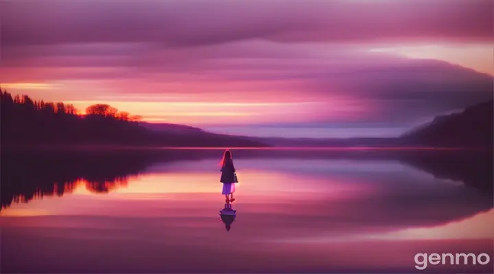 In her final days, Radha wished to return to the magical lake.
