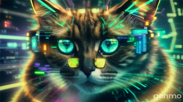 cat enter the matrix