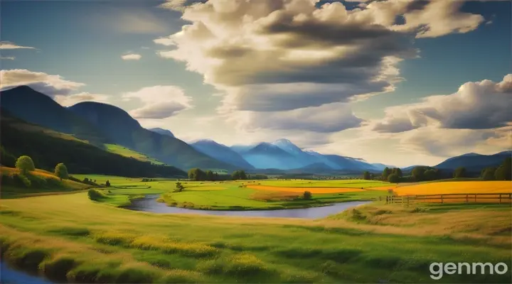 夏日风景。16：9
