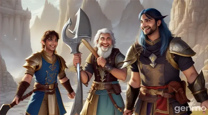 Hari's face lit up with joy. "Yes, that's my axe!" he exclaimed. "Thank you so much!"