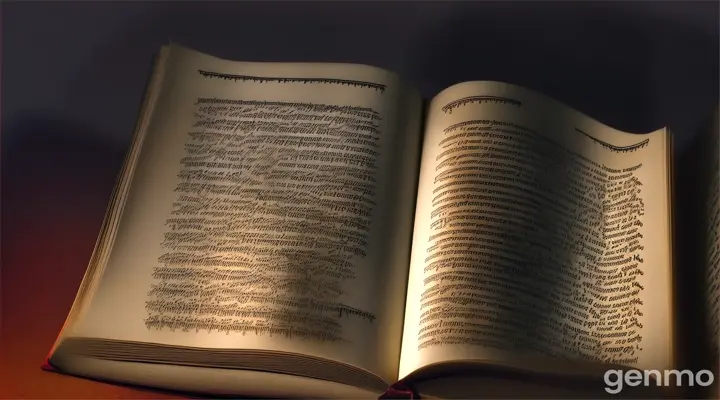 A close-up of the book's pages with eerie, glowing text that reads, "जो पढ़ेगा, वह कभी सो नहीं पाएगा।