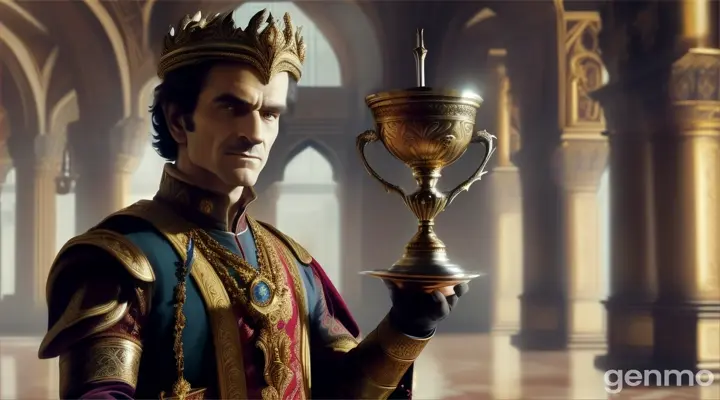 Imagine Varek the minister standing at the head of the room, raising a goblet with a dramatic flourish