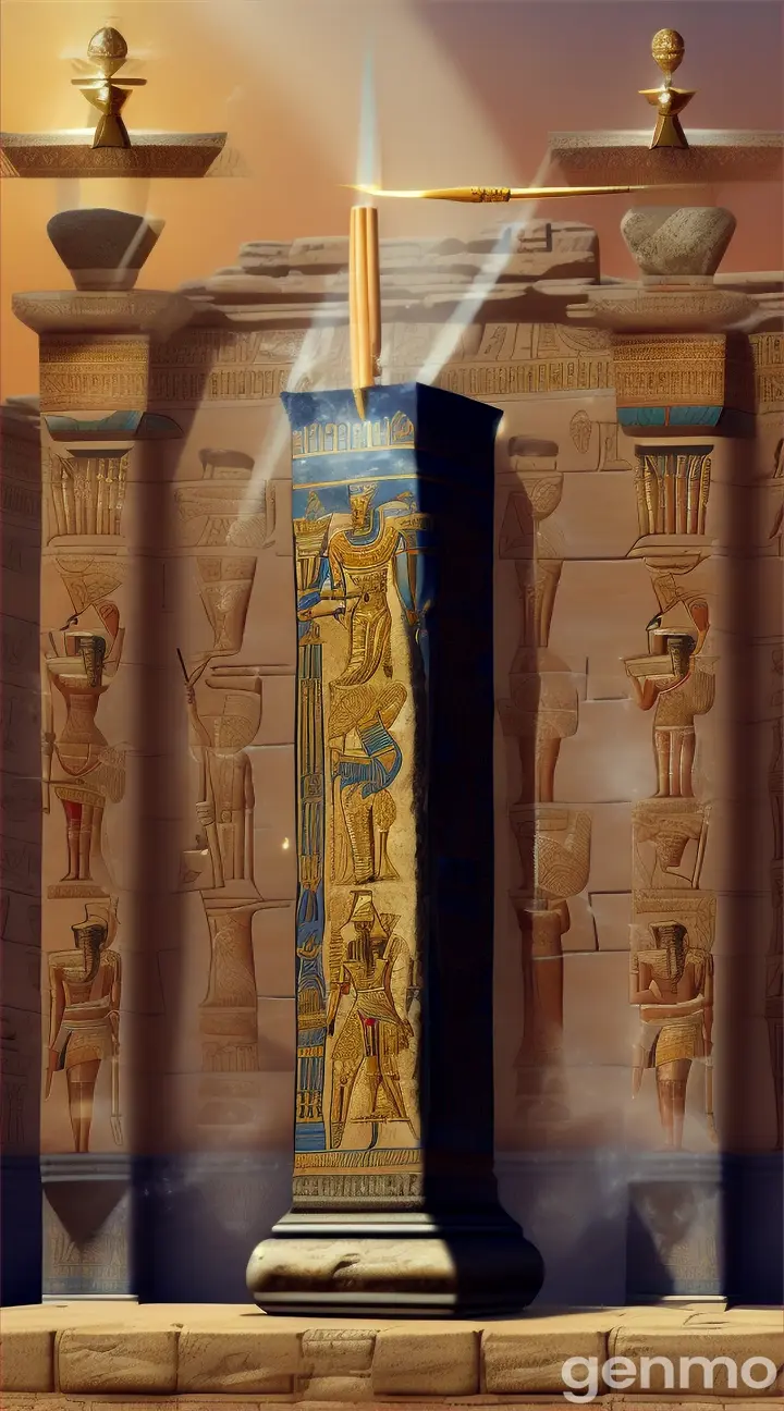 Image of ancient Egypt around 3100 BCE showing the unification of Upper and Lower Egypt with Pharaoh Narmer depicted.