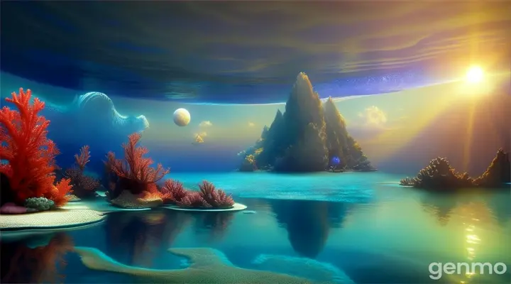 A 3d picture of ocean beyond the imagination 