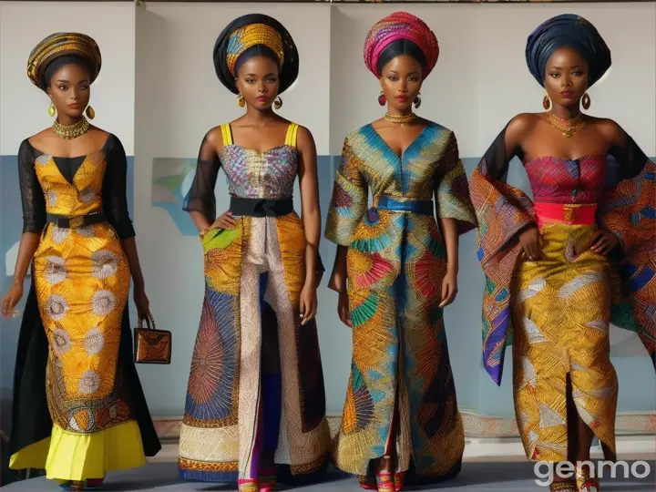 Beautiful ankara designed clothes of different styles