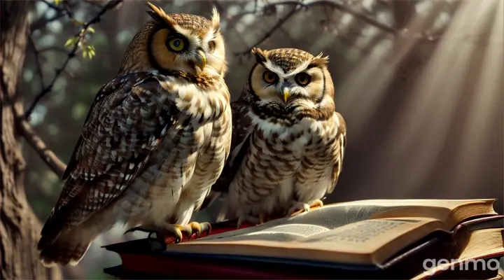 [Alex, the hero, encounters the wise owl perched on a branch. The owl wears glasses and holds an ancient book.]

Wise Owl (with a wise and gentle voice):
"Hello, young Alex. You seek to fulfill your dreams, don’t you? Know this: willpower is the key to success. But first, you must learn how to cultivate this will."