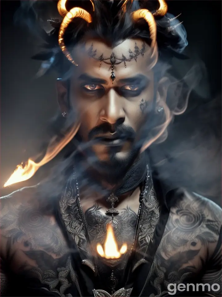 Indian male Black magician 