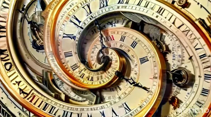 a close up of a clock with roman numerals