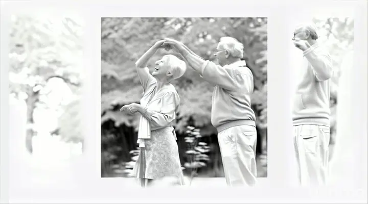 a black and white photo of two people standing next to each other