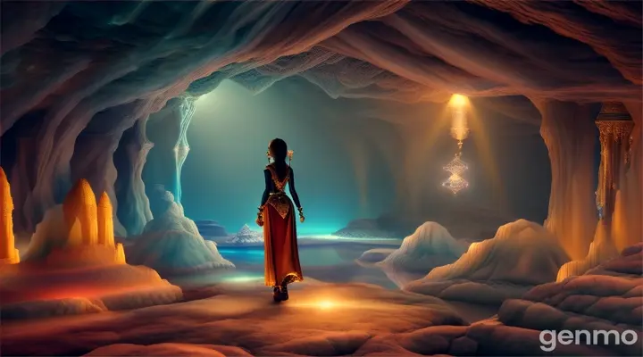  Sophia marveled at the treasures around her, but she remembered the Jinn’s words and resisted the urge to touch anything.


  3d animation

