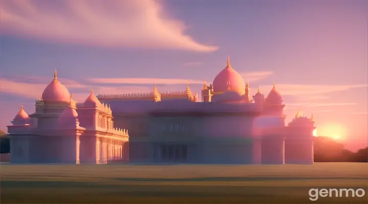 By the time they returned to the palace, dawn was breaking, casting a soft pink glow over the land.
3d animation