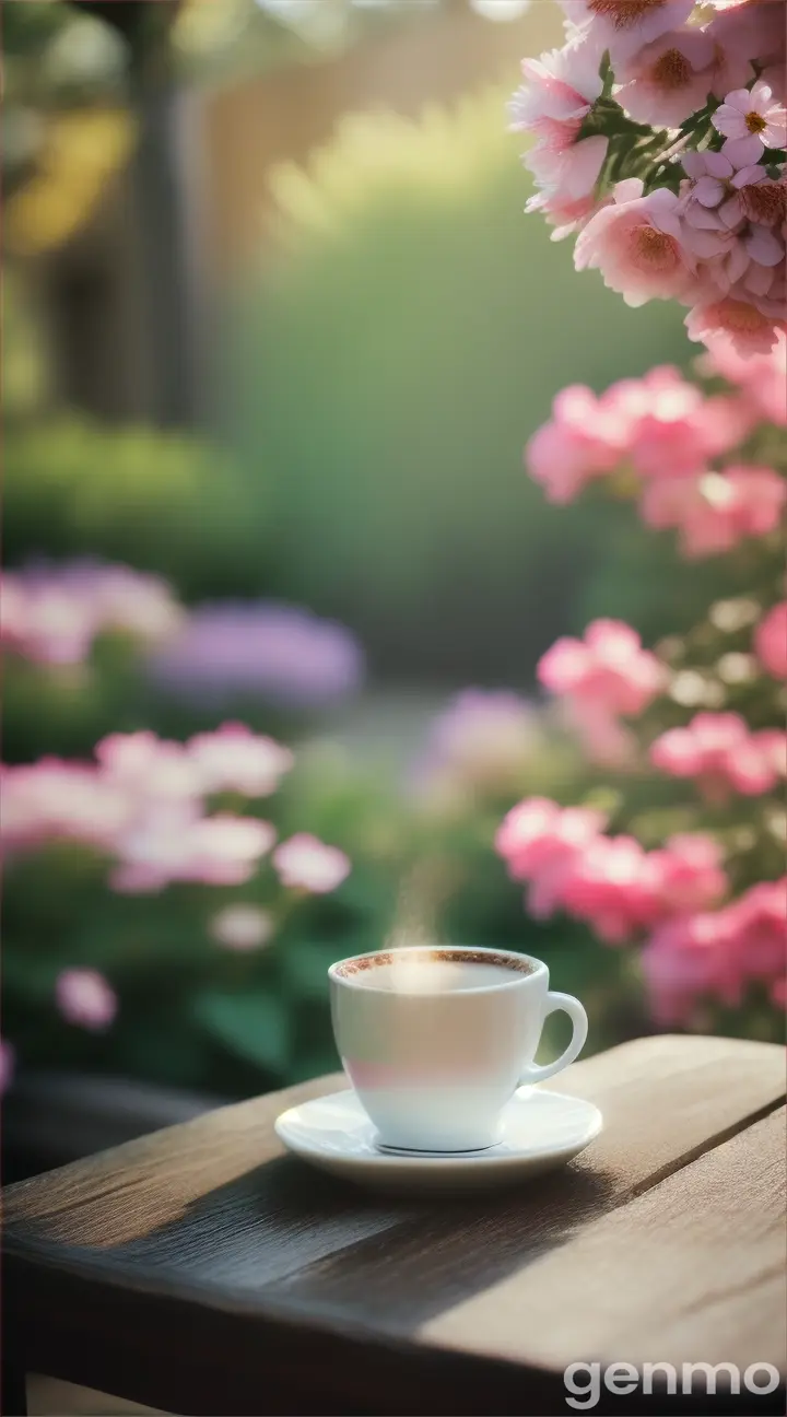 coffee in the garden