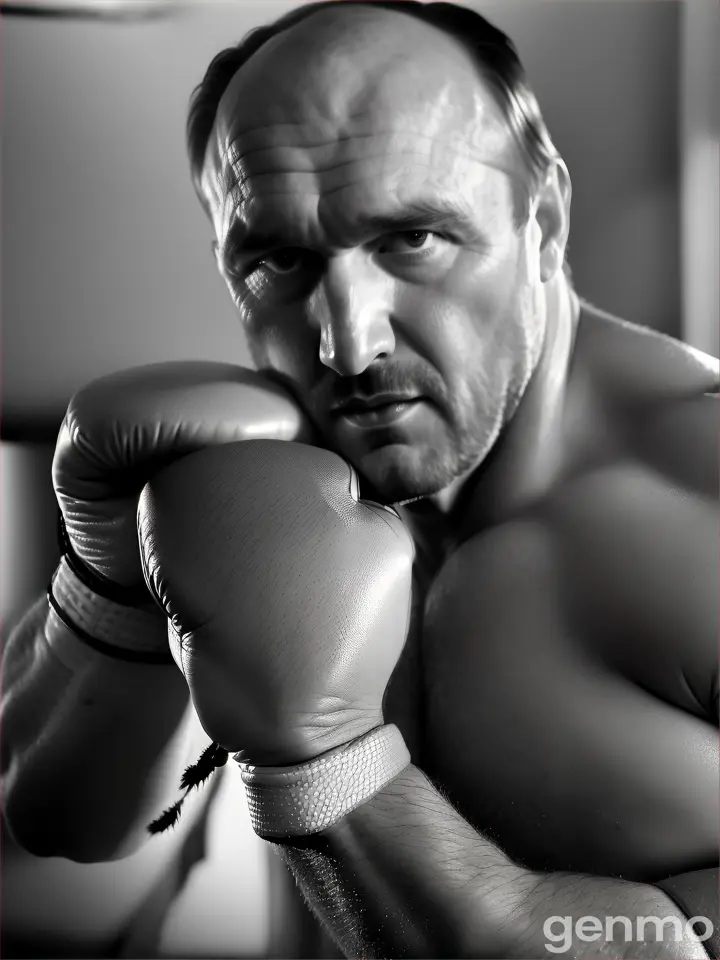 Chuck Wepner, trabaja como vendedor de licores y hace ejercicio en su tiempo libre. Tiene 36 años y nunca ha tenido un entrenador profesional.