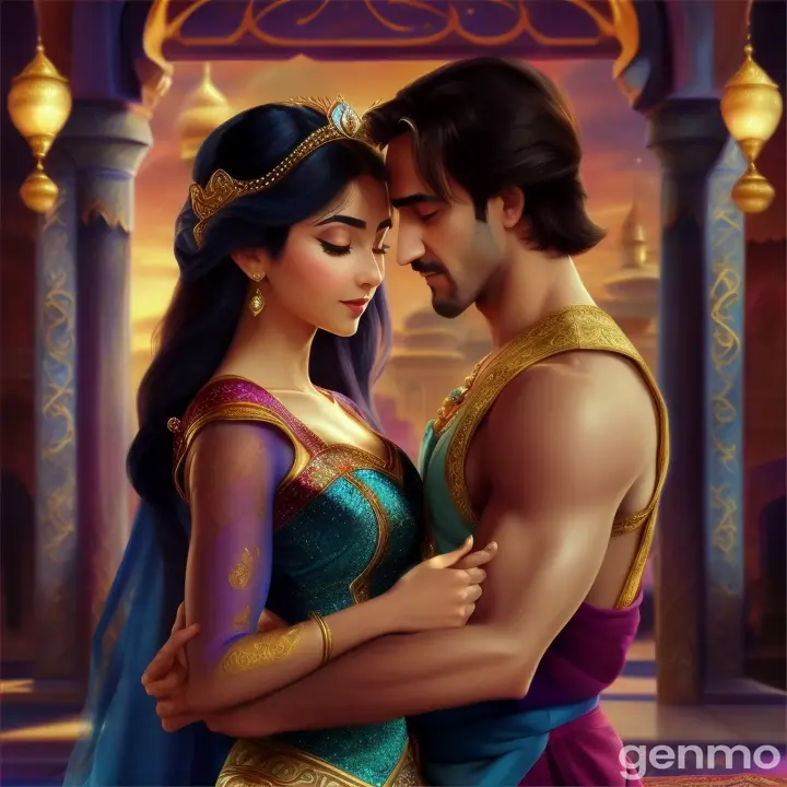 Aladdin and jasmine 