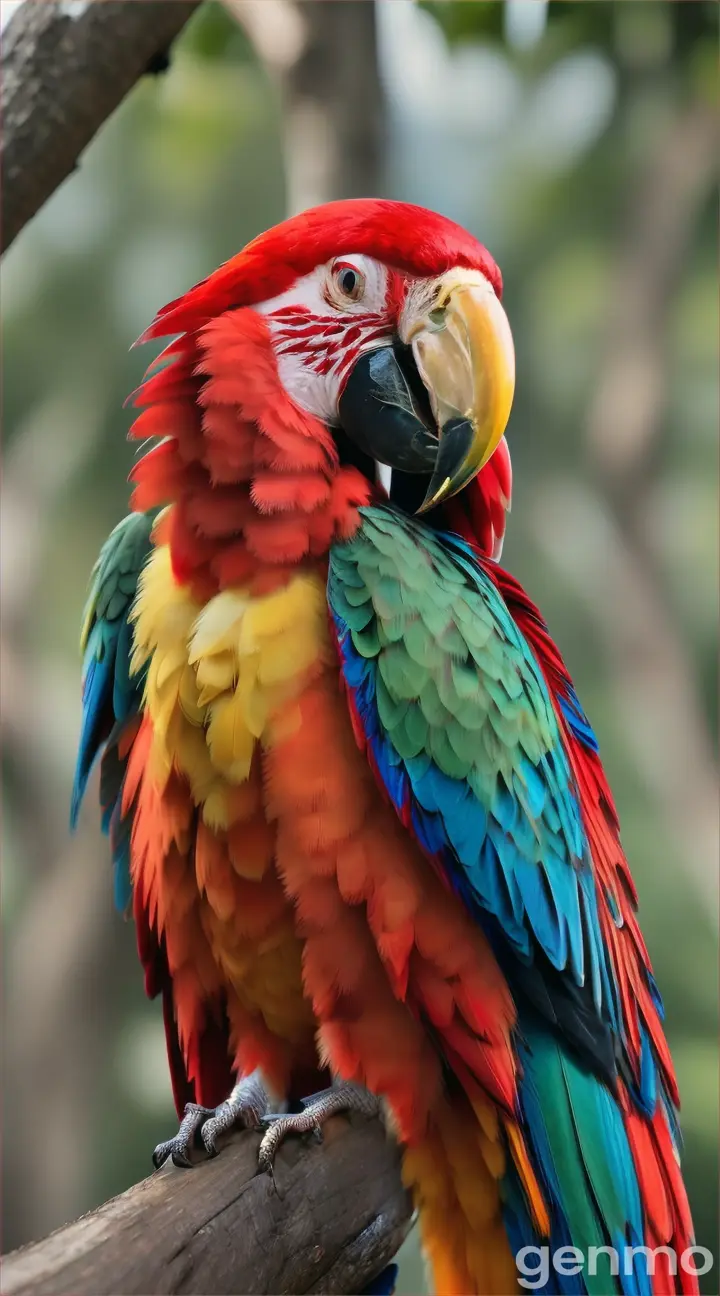 Scarlett macaw 