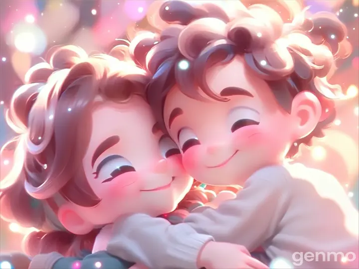 a couple of people that are hugging each other