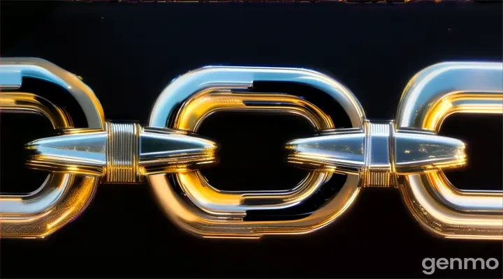 a close up of a shiny metal object on a black background