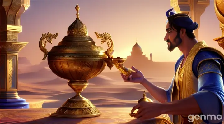 Aladdin and the magic lamp