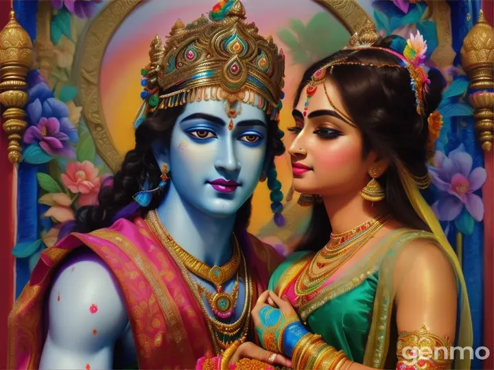 krishna with radha