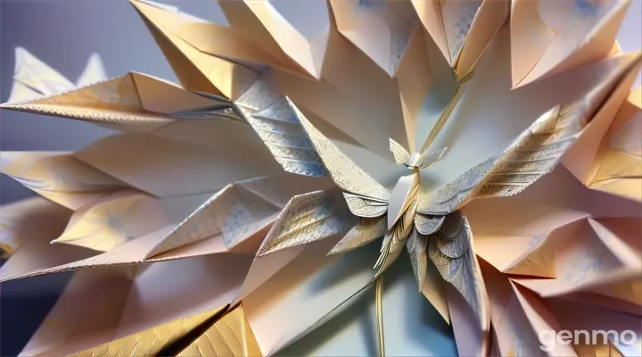 Paper origami physics