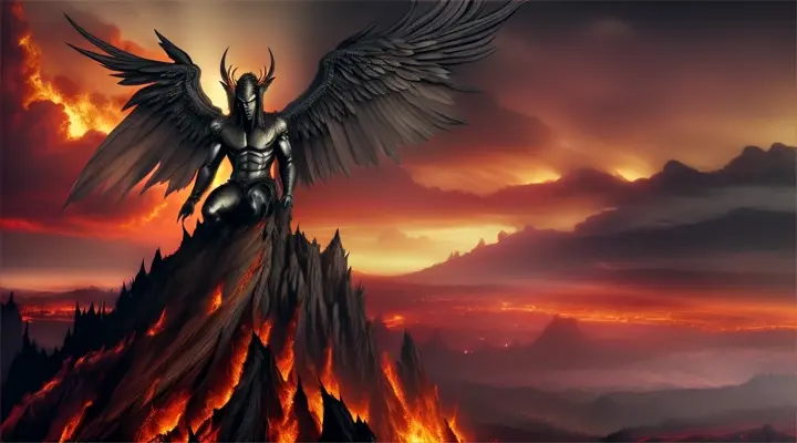 Lucifer was not content with his exalted position in heaven. He wanted everything to revolve around him. 