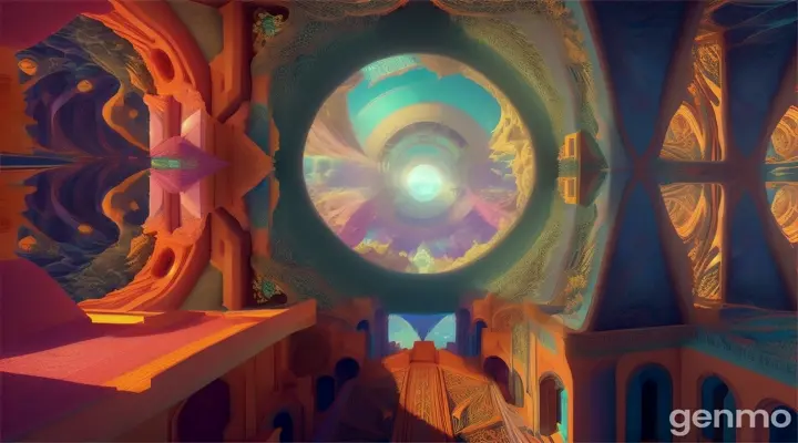 psychogeography innerspace explorer, surreal  16:9