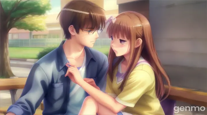 "Clannad" - a heartwarming and heart-wrenching anime series that follows the story of a high school student and his love interests.