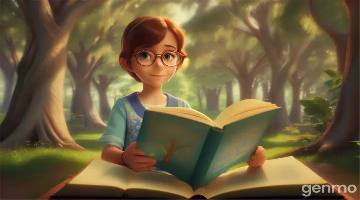 pixar maya disney style book in hand wide screen vide frane.