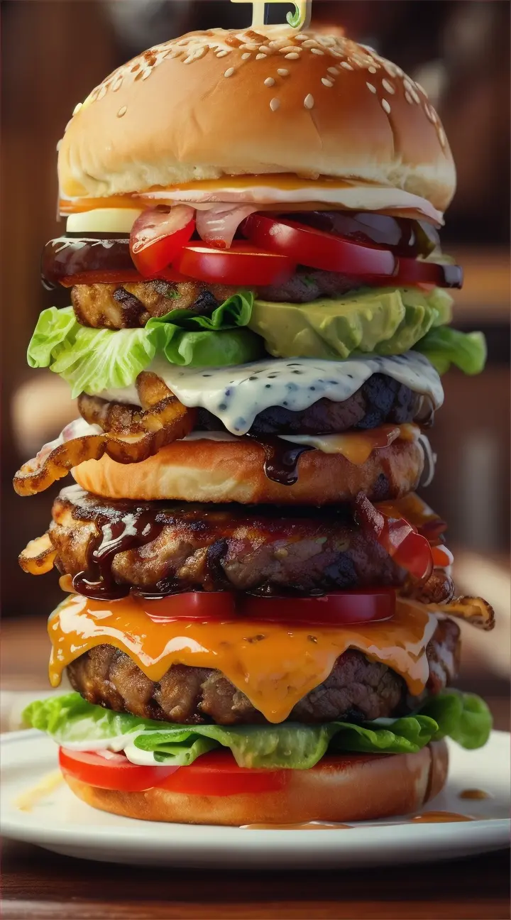 Burger Stack Epic Layering Challenge