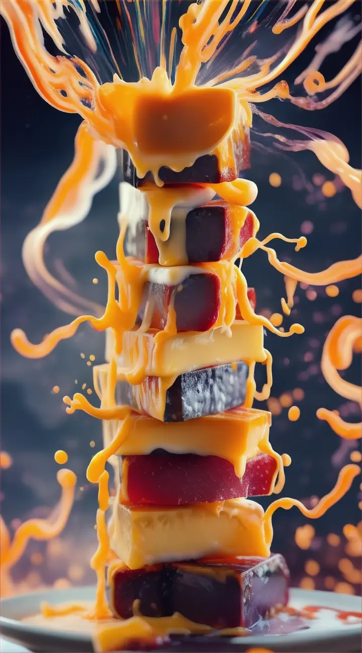 Cheese Stack Meltdown Delicious Experiment