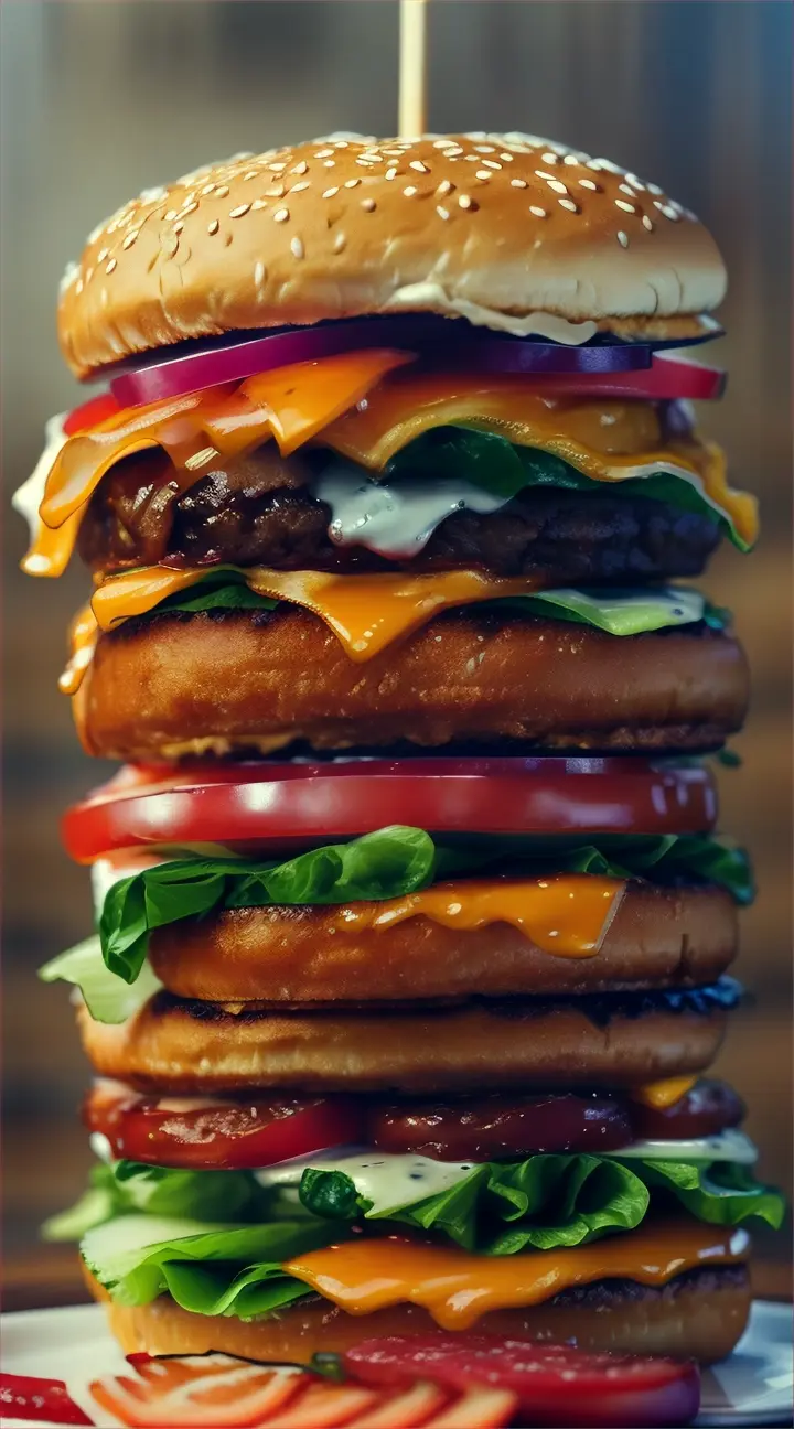 Burger Stack Epic Layering Challenge