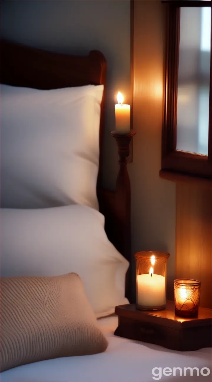 scented candle bedroom