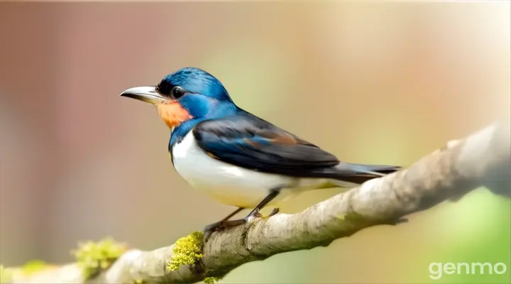 a small bird sitting on top of a tree branch