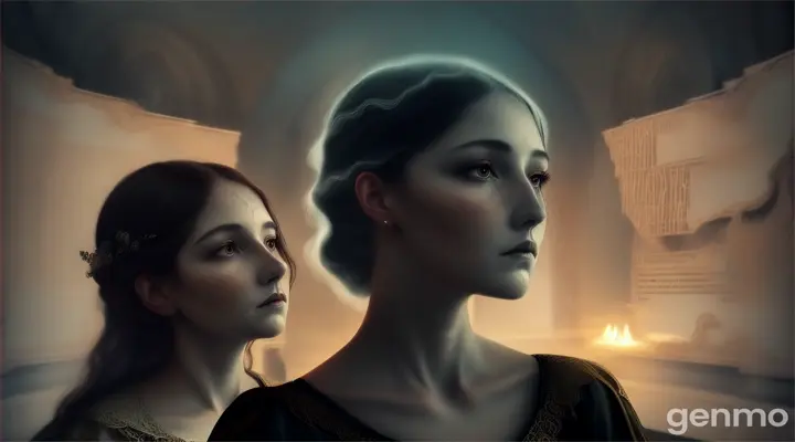 16. **Elva’s spirit hovering over her mother**, revealing her tragic story.