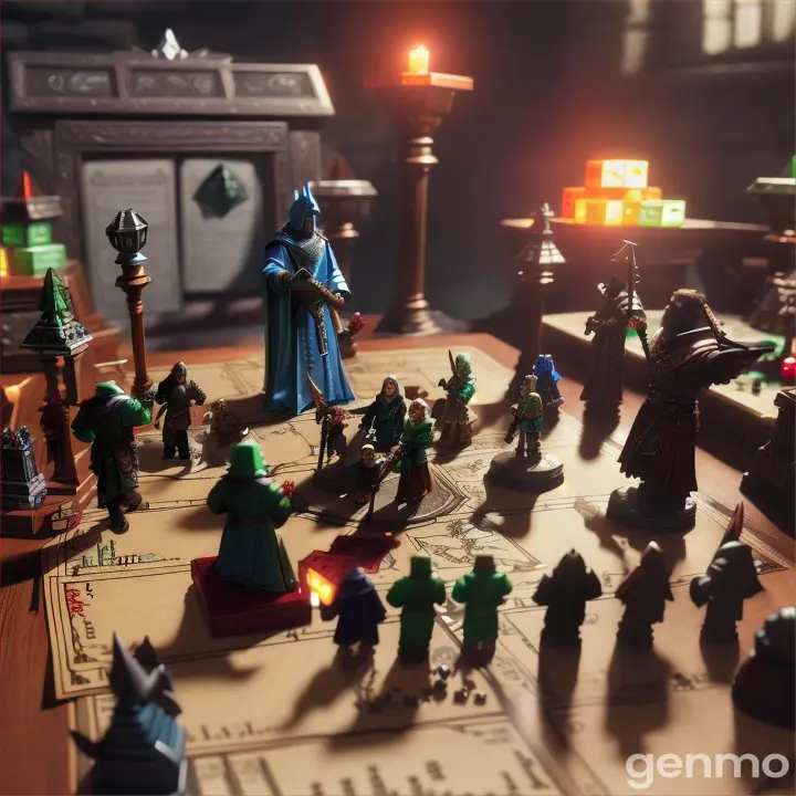 inside a Dungeons and Dragons Game