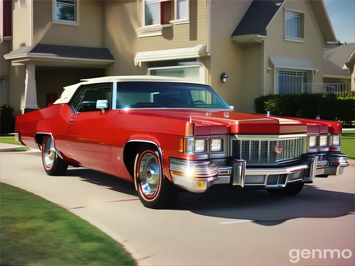 Año 1970,Jimmy Kirkpatrick detiene su Cadillac frente a una casa del vecindario