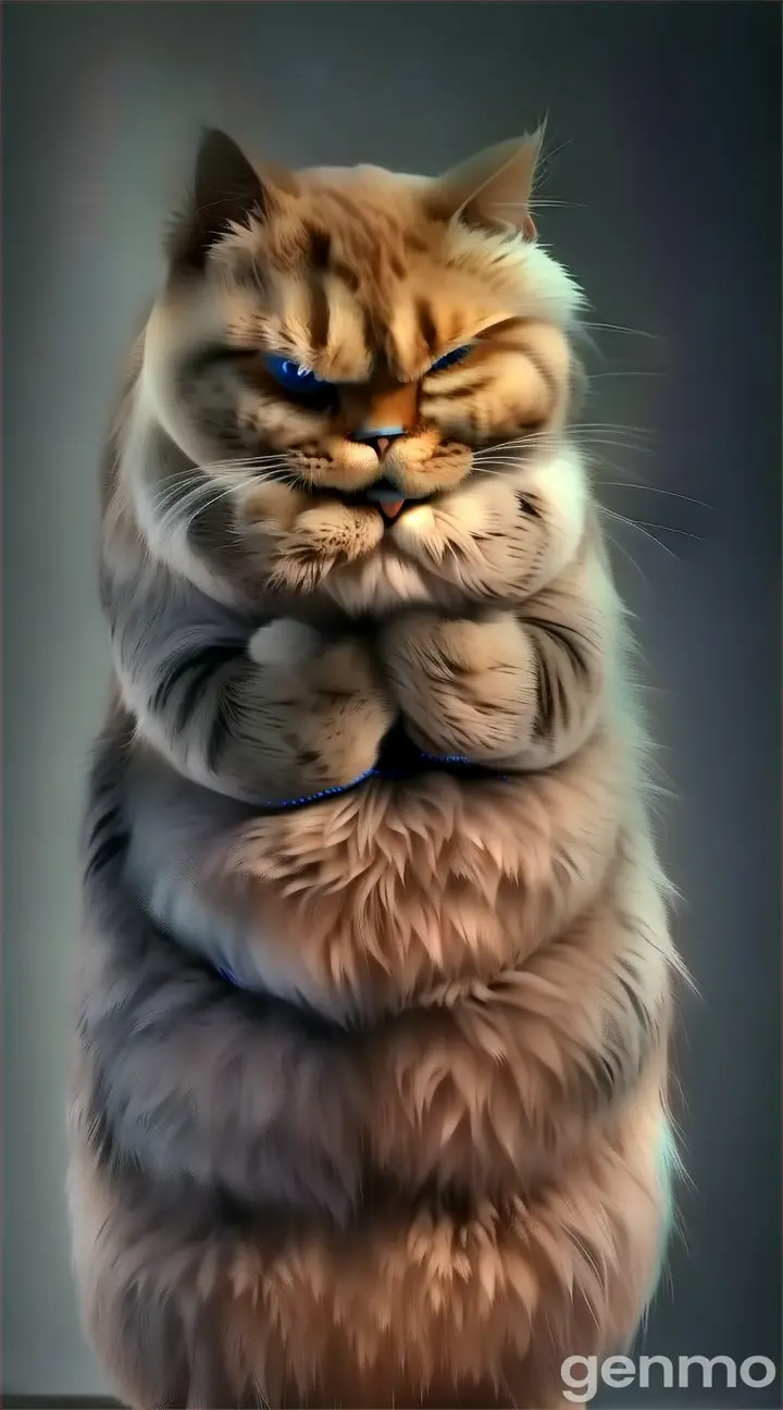 the angry cat 