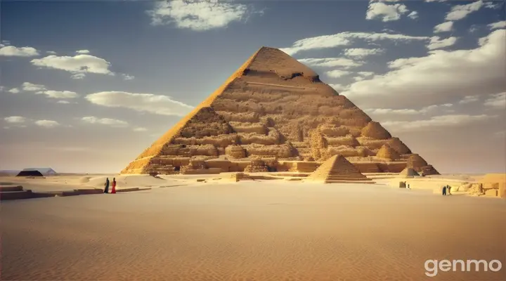 The Pharaohs' engineers built the Pyramid of Djoser on the continent, which was the first pyramid in history