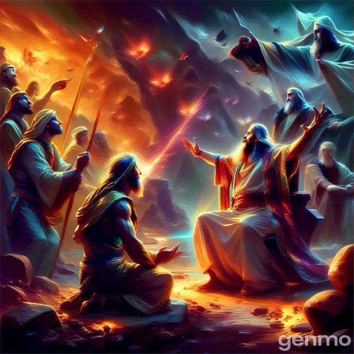 The people asked Moses to be the go-between for God and them